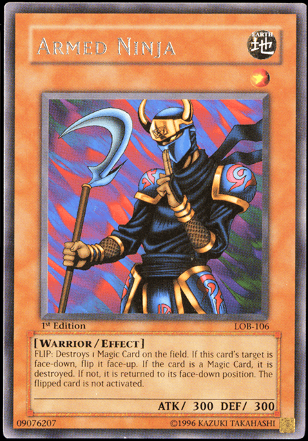Armed Ninja [LOB-106] Rare - Josh's Cards