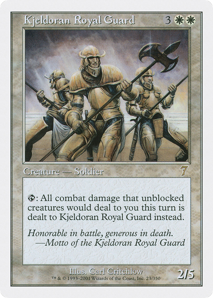 Kjeldoran Royal Guard [Seventh Edition] Foil
