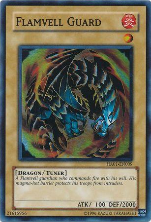 Flamvell Guard [HA01-EN009] Super Rare - Josh's Cards