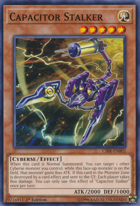 Capacitor Stalker [CIBR-EN002] Common - Josh's Cards