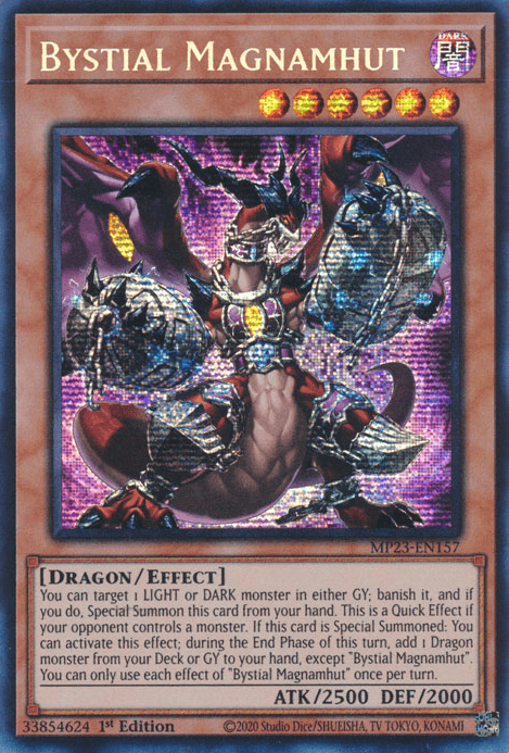 Bystial Magnamhut [MP23-EN157] Prismatic Secret Rare - Josh's Cards