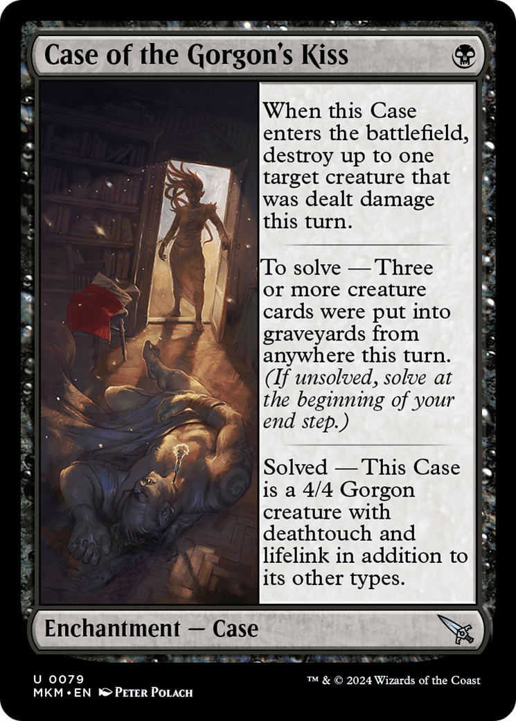 Case of the Gorgon's Kiss (Red) [Murders at Karlov Manor] - Josh's Cards