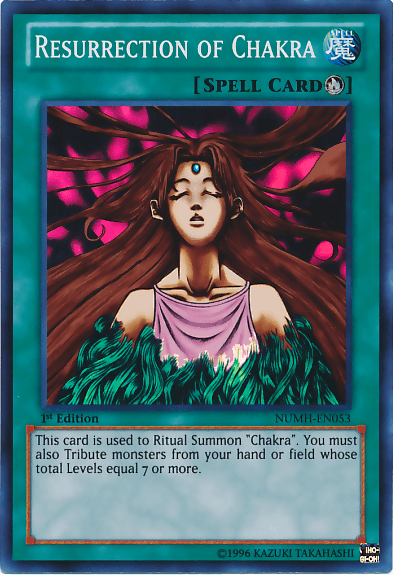 Resurrection of Chakra [NUMH-EN053] Super Rare - Josh's Cards