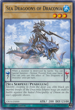 Sea Dragoons of Draconia [CROS-EN000] Rare - Josh's Cards