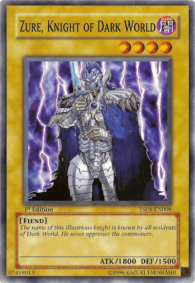 Zure, Knight of Dark World [YSDS-EN008] Common - Josh's Cards