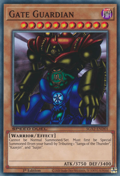 Gate Guardian [SGX2-END01] Secret Rare - Josh's Cards
