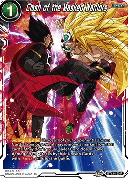 Clash of the Masked Warriors (Rare) (BT13-150) [Supreme Rivalry] Parallel Foil
