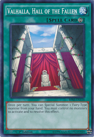 Valhalla, Hall of the Fallen [BP03-EN154] Common - Josh's Cards