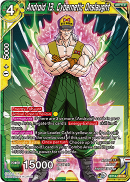 Android 13, Cybernetic Onslaught (BT14-151) [Cross Spirits] Parallel Foil