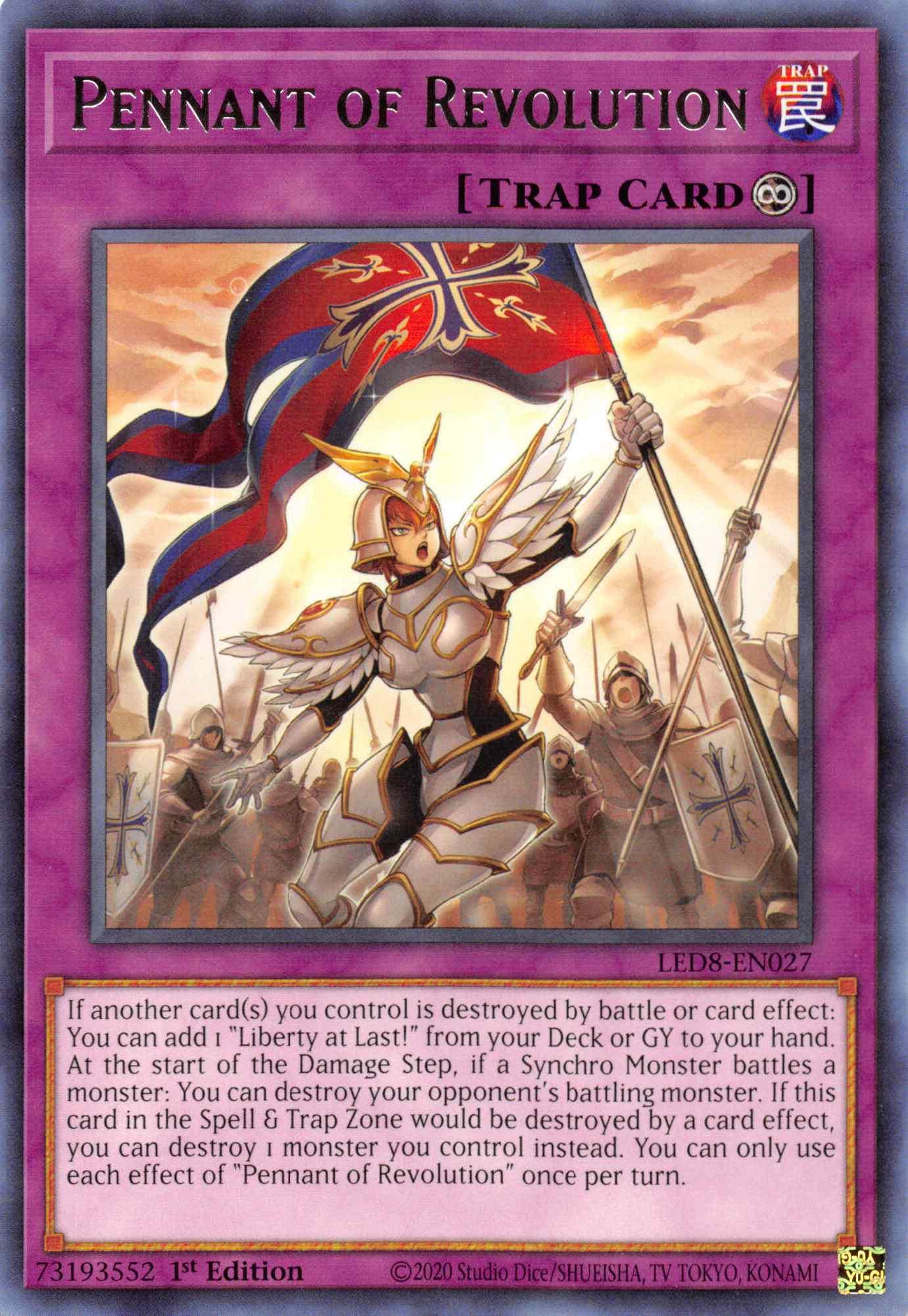 Pennant of Revolution [LED8-EN027] Rare - Josh's Cards
