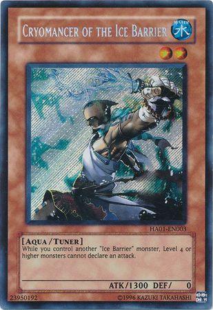Cryomancer of the Ice Barrier [HA01-EN003] Secret Rare - Josh's Cards