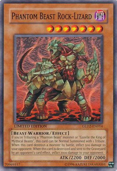 Phantom Beast Rock-Lizard [GLD2-EN014] Common - Josh's Cards