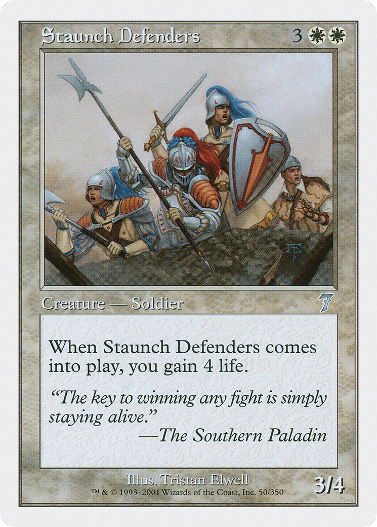 Staunch Defenders [Seventh Edition] Foil
