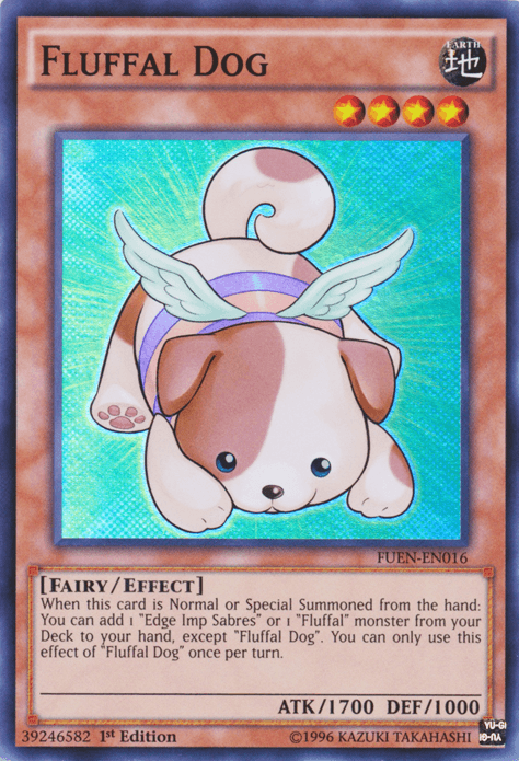Fluffal Dog [FUEN-EN016] Super Rare - Josh's Cards