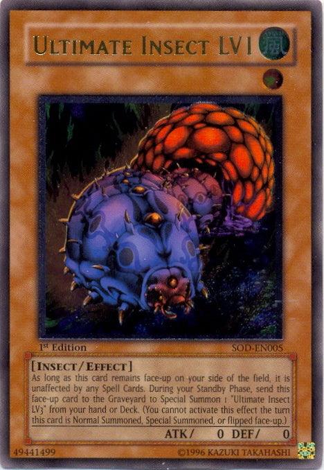 Ultimate Insect LV1 [SOD-EN005] Ultimate Rare - Josh's Cards