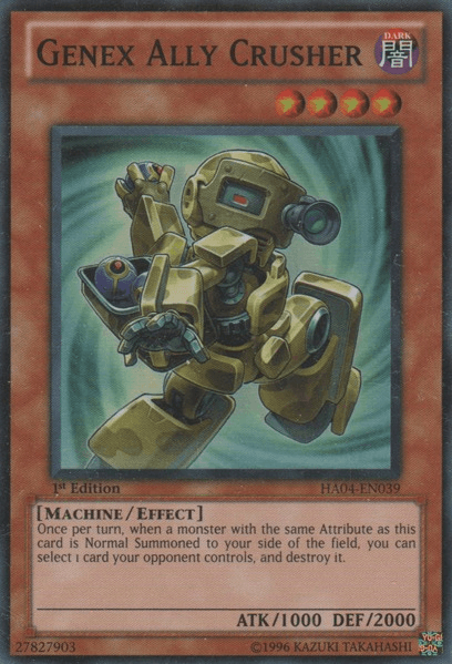 Genex Ally Crusher [HA04-EN039] Super Rare - Josh's Cards