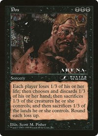 Pox (Oversized) [Oversize Cards] Foil