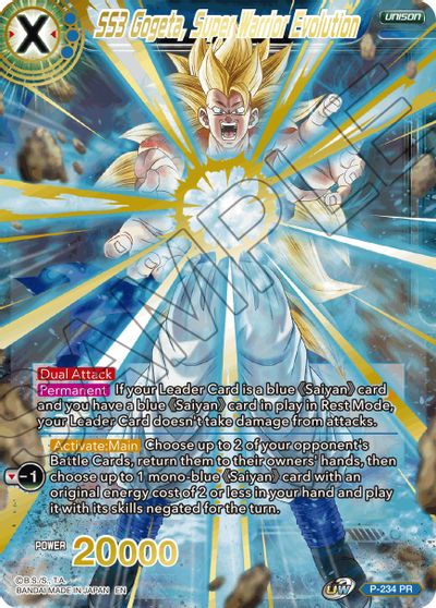 SS3 Gogeta, Super Warrior Evolution (Alternate Art) (P-234) [Special Anniversary Set 2021] Parallel Foil