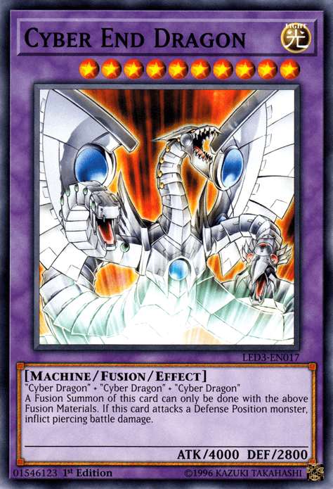 Cyber End Dragon [LED3-EN017] Common - Josh's Cards