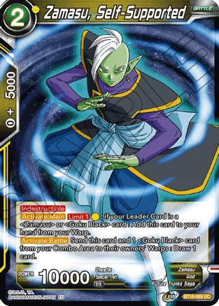 Zamasu, Self-Supported (BT16-089) [Realm of the Gods] Parallel Foil