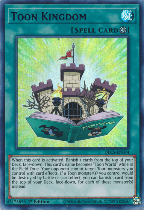 Toon Kingdom (Blue) [DLCS-EN074] Ultra Rare - Josh's Cards
