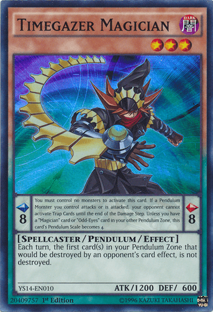 Timegazer Magician [YS14-EN010] Super Rare - Josh's Cards