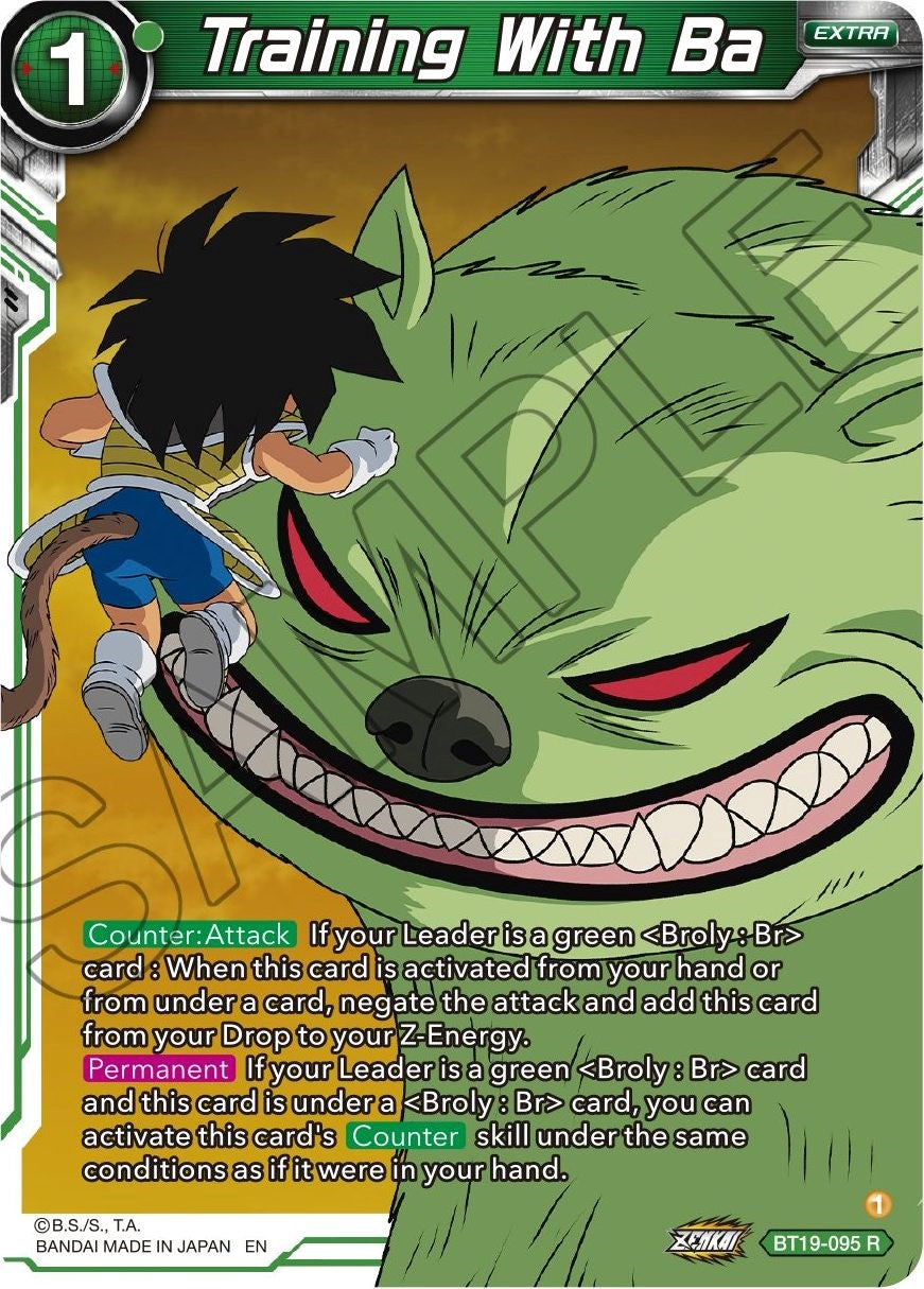 Training with Ba (BT19-095) [Fighter's Ambition] Parallel Foil