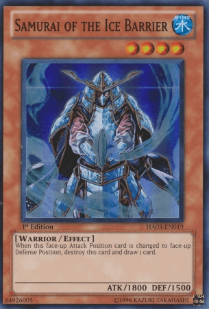 Samurai of the Ice Barrier [HA03-EN019] Super Rare - Josh's Cards
