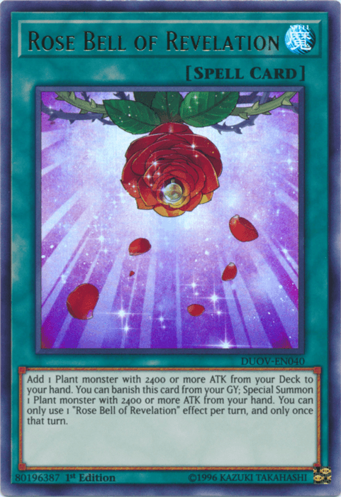 Rose Bell of Revelation [DUOV-EN040] Ultra Rare - Josh's Cards
