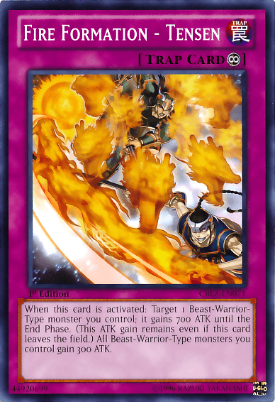 Fire Formation - Tensen [CBLZ-EN071] Common - Josh's Cards