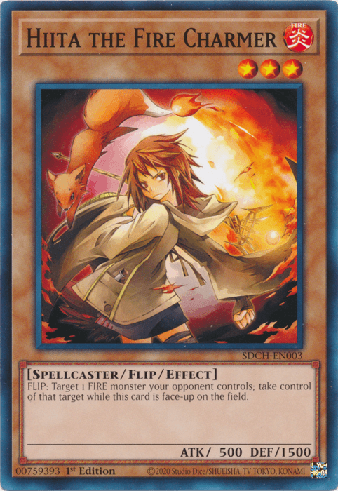 Hiita the Fire Charmer [SDCH-EN003] Common - Josh's Cards