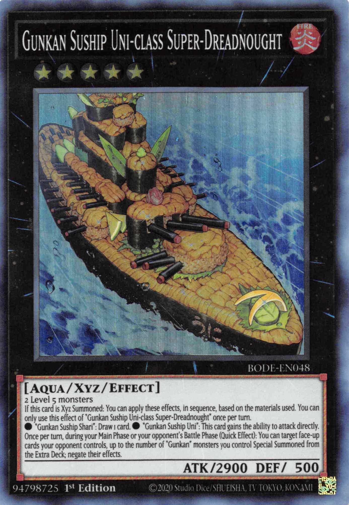 Gunkan Suship Uni-class Super-Dreadnaught [BODE-EN048] Super Rare - Josh's Cards