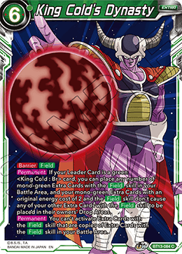 King Cold's Dynasty (Common) (BT13-084) [Supreme Rivalry] Parallel Foil