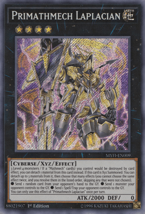 Primathmech Laplacian [MYFI-EN009] Secret Rare - Josh's Cards