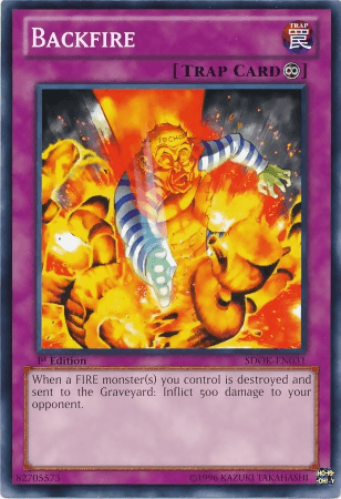 Backfire [SDOK-EN031] Common - Josh's Cards