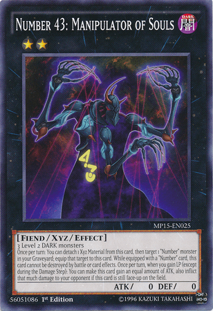 Number 43: Manipulator of Souls [MP15-EN025] Common - Josh's Cards
