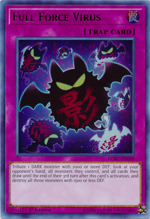 Full Force Virus [LCKC-EN049] Ultra Rare - Josh's Cards