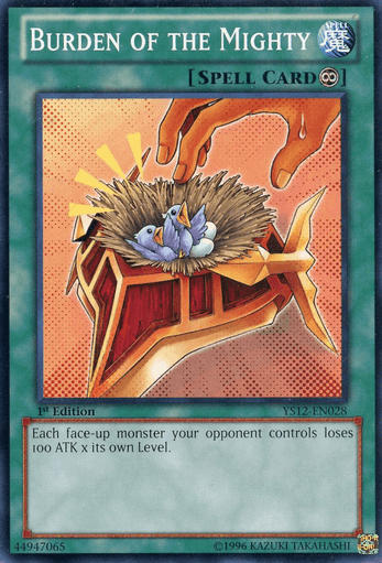 Burden of the Mighty [YS12-EN028] Common - Josh's Cards