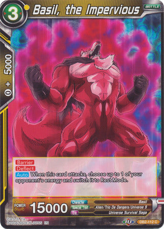 Basil, the Impervious (DB2-112) [Divine Multiverse] Parallel Foil