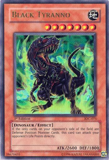 Black Tyranno [IOC-075] Ultra Rare - Josh's Cards