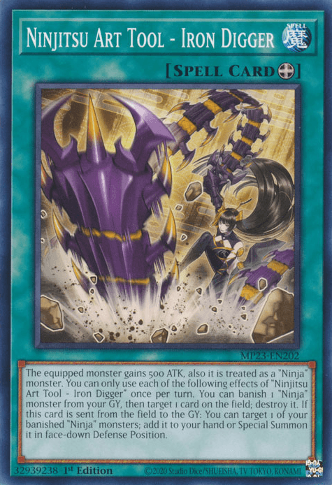 Ninjitsu Art Tool - Iron Digger [MP23-EN202] Common - Josh's Cards