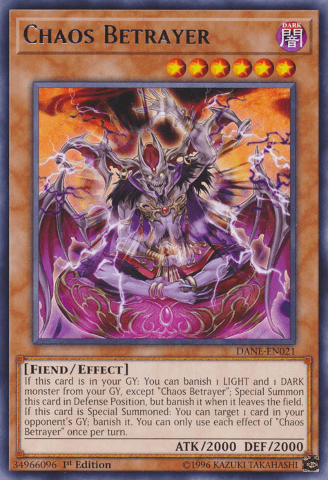 Chaos Betrayer [DANE-EN021] Rare - Josh's Cards