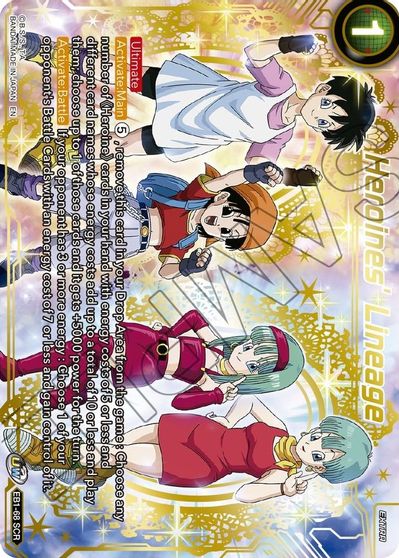 Heroines' Lineage (EB1-68) [Battle Evolution Booster] Parallel Foil