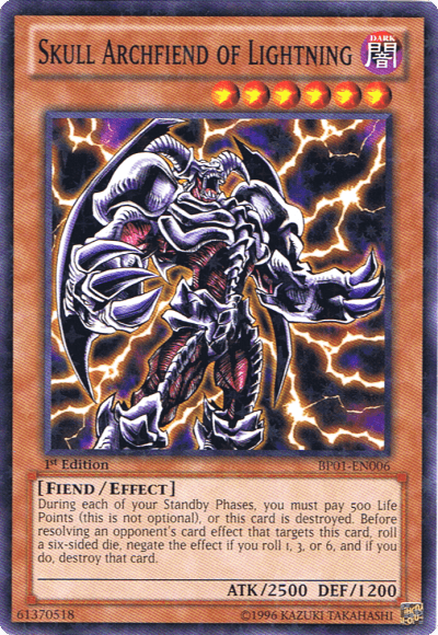 Skull Archfiend of Lightning [BP01-EN006] Starfoil Rare - Josh's Cards