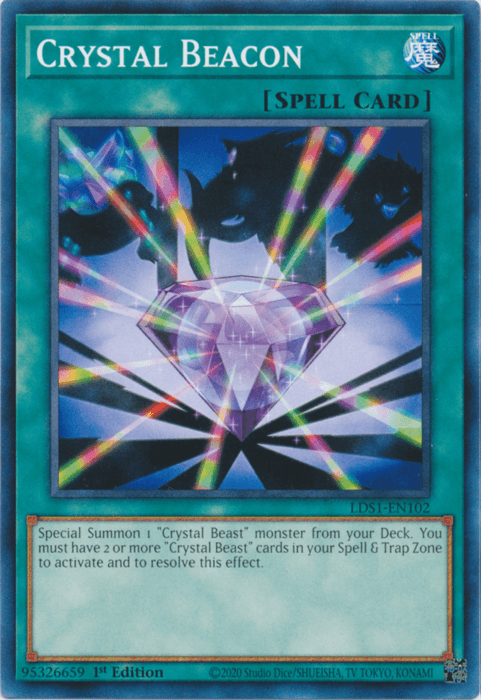 Crystal Beacon [LDS1-EN102] Common - Josh's Cards