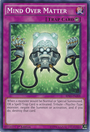 Mind Over Matter [BP03-EN209] Common - Josh's Cards