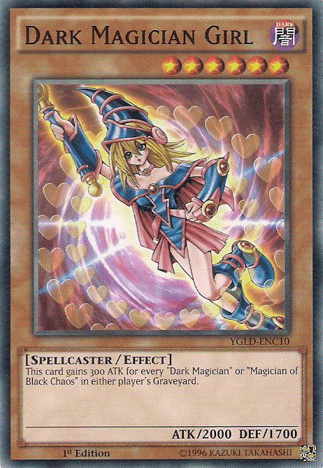 Dark Magician Girl [YGLD-ENC10] Common - Josh's Cards
