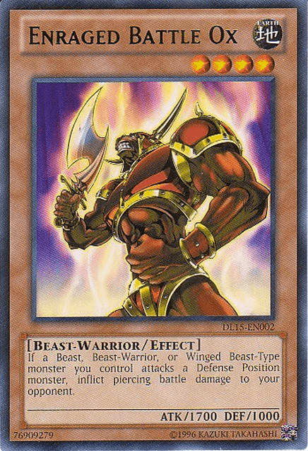 Enraged Battle Ox (Green) [DL15-EN002] Rare - Josh's Cards