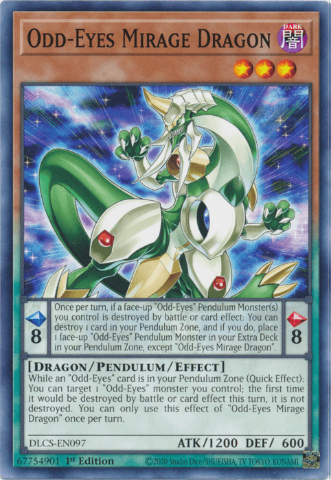 Odd-Eyes Mirage Dragon [DLCS-EN097] Common - Josh's Cards