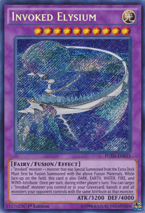 Invoked Elysium [FUEN-EN033] Secret Rare - Josh's Cards